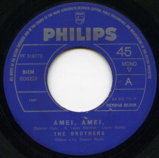 Brothers - Amei Amei 36583 Vinyl Singles Vinyl Goed / Hoes Generic