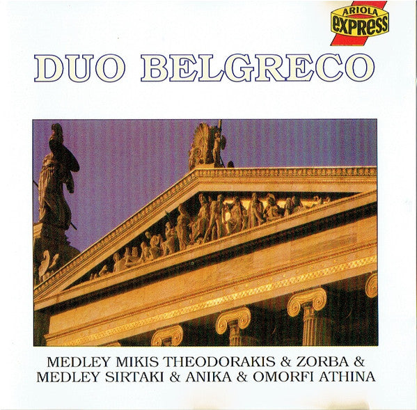 Duo Belgreco - Duo Belgreco (CD) 70660 Compact Disc Goede Staat