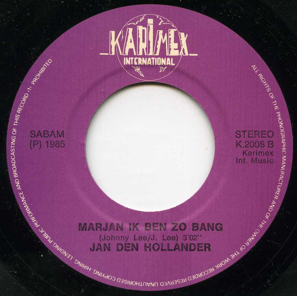 Jan Den Hollander - Madam Pouett Pouett 33428 Vinyl Singles Vinyl Goed / Hoes Goed