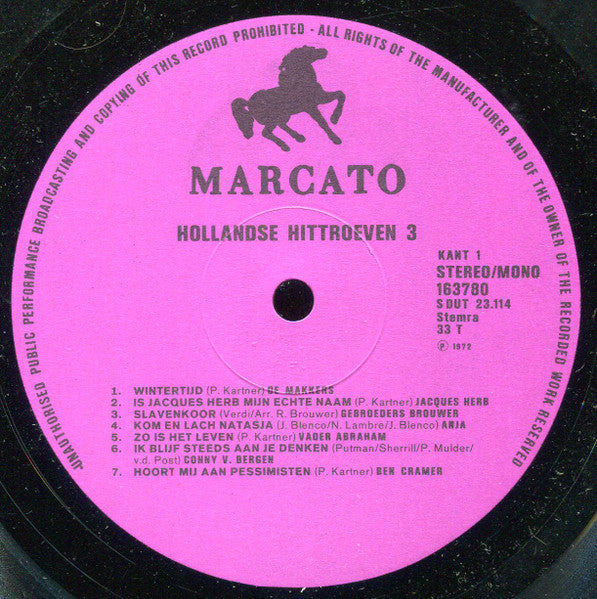 Various - Dutch Hit Troeven 3 (LP) 49143
