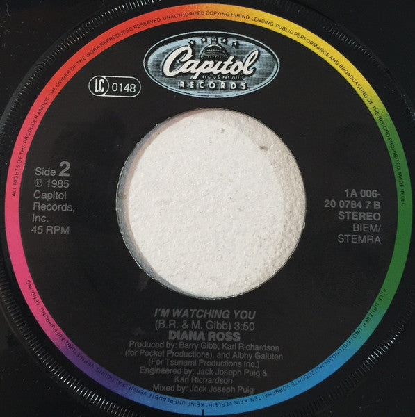 Diana Ross - Eaten Alive 42793 Vinyl Singles Vinyl Goed / Hoes Goed