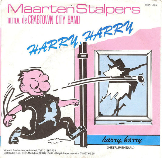 Maarten Stalpers - Harry Harry 11786 Vinyl Singles Vinyl Goed / Hoes Goed