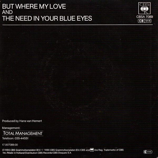 René Shuman - But Where My Love 29745 Vinyl Singles Vinyl Goed / Hoes Goed