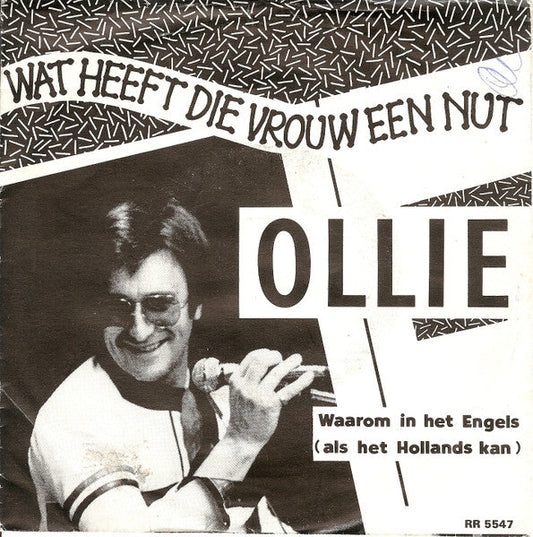 Ollie - Wat Heeft Die Vrouw Een Nut 33572 Vinyl Singles Vinyl Goed / Hoes Goed