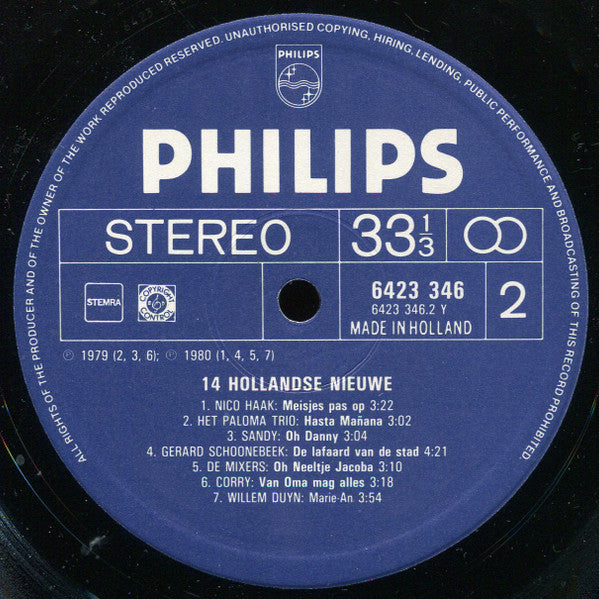 Various - 14 Dutch New (LP) 42941