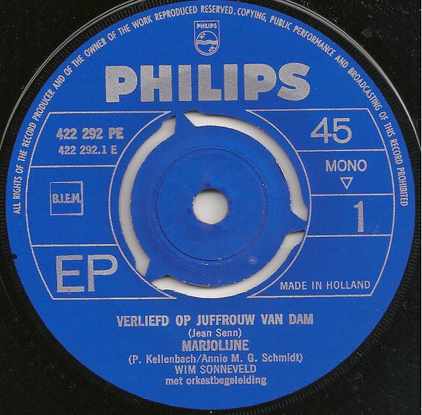 Wim Sonneveld – In Love With Miss Van Dam (EP) 18882