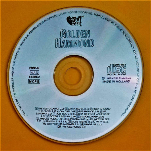 Campbell Farrell - Golden Hammond (CD) Compact Disc Vinyl Goed / Hoes Goed