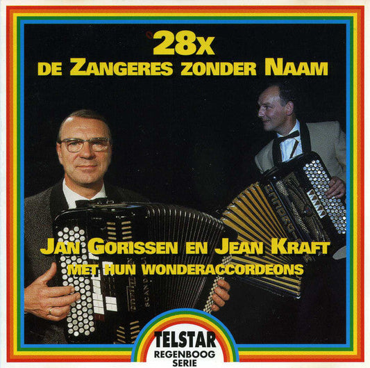 Jan Gorissen en Jean Kraft - 28x De Zangeres Zonder Naam (CD) 70010 Compact Disc Vinyl Goed / Hoes Goed