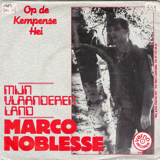 Marco Noblesse - Mijn Vlaanderen Land 08198 Vinyl Singles Vinyl Goed / Hoes Goed