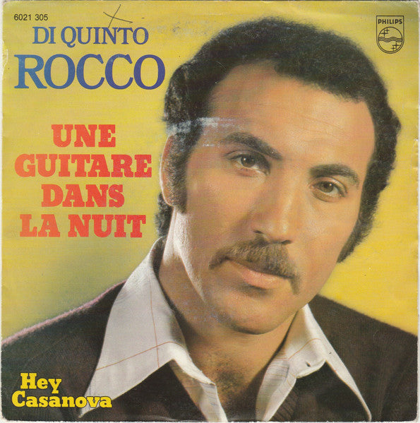 Di Quinto Rocco - Une Guitare Dans La Nuit 33049 Vinyl Singles Vinyl Goed / Hoes Goed