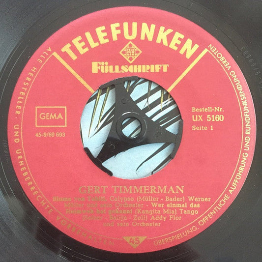 Gert Timmerman - Blume Von Tahiti 31058 Vinyl Singles EP Vinyl Goed / Hoes Goed