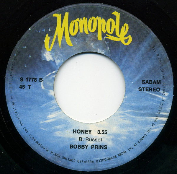 Bobby Prins - Pretend 29023 Vinyl Singles Vinyl Zeer Goed / Hoesje Goed "VINYLSINGLES.NL"
