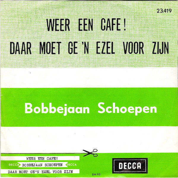 Bobbejaan Schoepen - Weer Een Cafe 13508