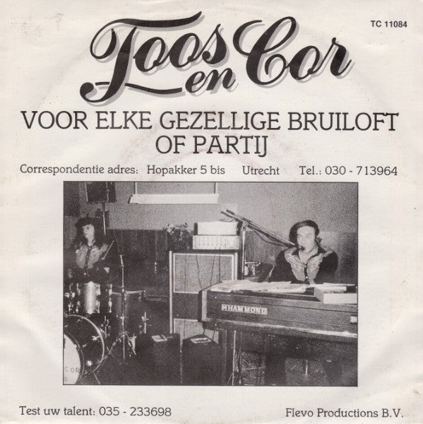 Toos & Cor - Lieve Mama 43466 Vinyl Singles Vinyl Goed / Hoes Goed