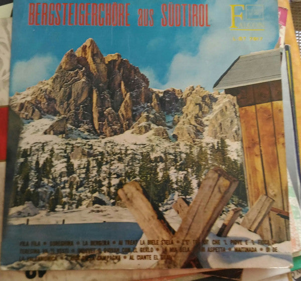 Chor Nives Premana - Bergsteigerchöre Aus Südtirol (LP) Vinyl LP Vinyl Zeer Goed / Hoesje Goed "VINYLSINGLES.NL"