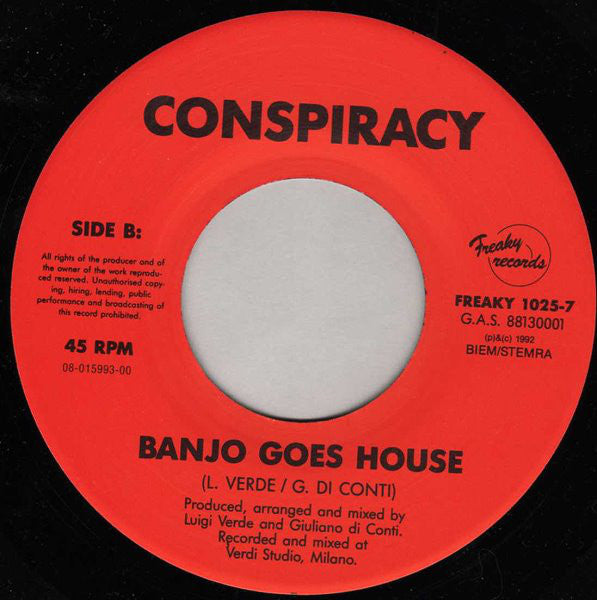 Conspiracy - Dust In The Wind 12522 Vinyl Singles Vinyl Goed / Hoes Goed
