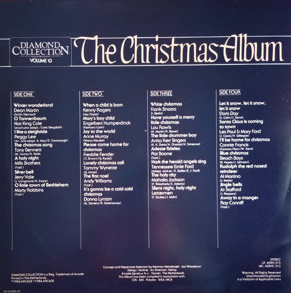 Various - The Christmas Album (LP) 50914 Vinyl LP Dubbel Vinyl Goed / Hoes Goed