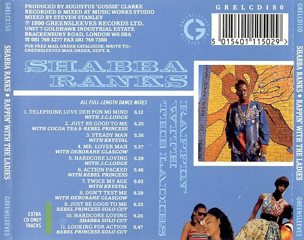 Shabba Ranks - Rappin' With The Ladies (CD) 70775 Compact Disc Goede Staat