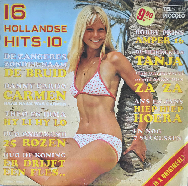 Various - 16 Hollandse Hits Nr. 10 (LP) 51307