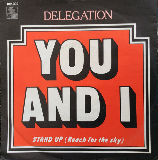Delegation - You And I 41887 Vinyl Singles Vinyl Goed / Hoes Goed