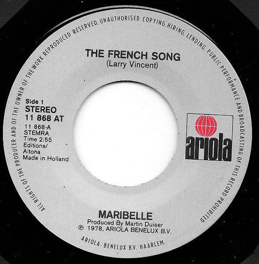 Maribelle - The French Song 39194 Vinyl Singles Vinyl Goed / Hoes Generic