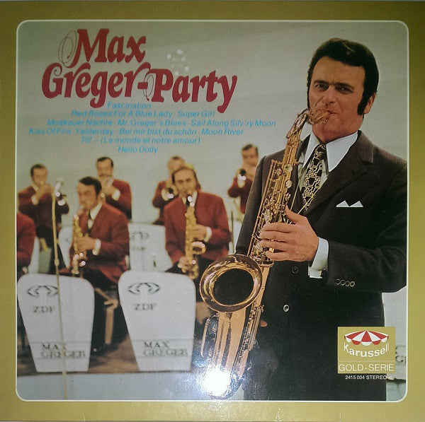 Max Greger - Max Greger-Party (LP) 42156 Vinyl LP Vinyl Goed / Hoes Goed