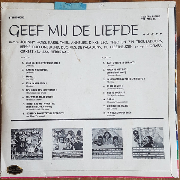 Various - Geef Mij De Liefde (LP) 50704 Vinyl LP Vinyl Goed / Hoes Goed