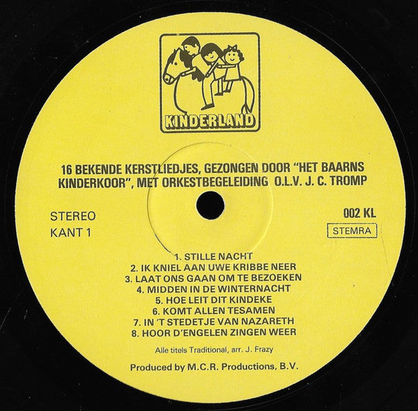 Baarns Kinderkoor - 16 Bekende Kerstliedjes (LP) 45246