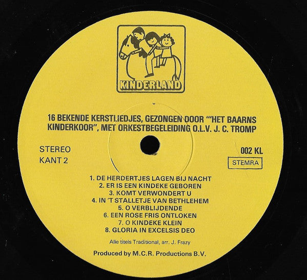 Baarns Kinderkoor - 16 Bekende Kerstliedjes (LP) 45246