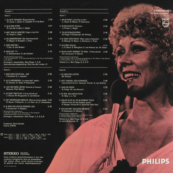 Conny Vandenbos - Liedjesalbum (1961-1971) (LP) 51400 Vinyl LP Dubbel Vinyl Goed / Hoes Goed