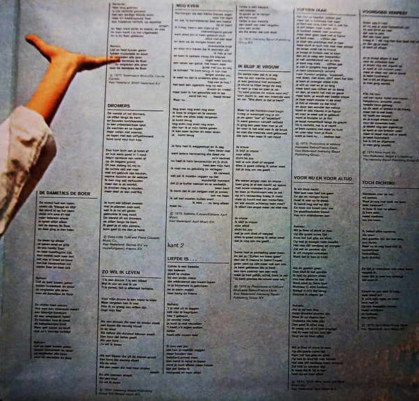 Conny Vandenbos - Zo Wil Ik Leven (LP) Vinyl LP Vinyl Goed / Hoes Goed