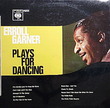 Erroll Garner - Plays For Dancing LP) Vinyl LP Vinyl Zeer Goed / Hoesje Goed "VINYLSINGLES.NL"