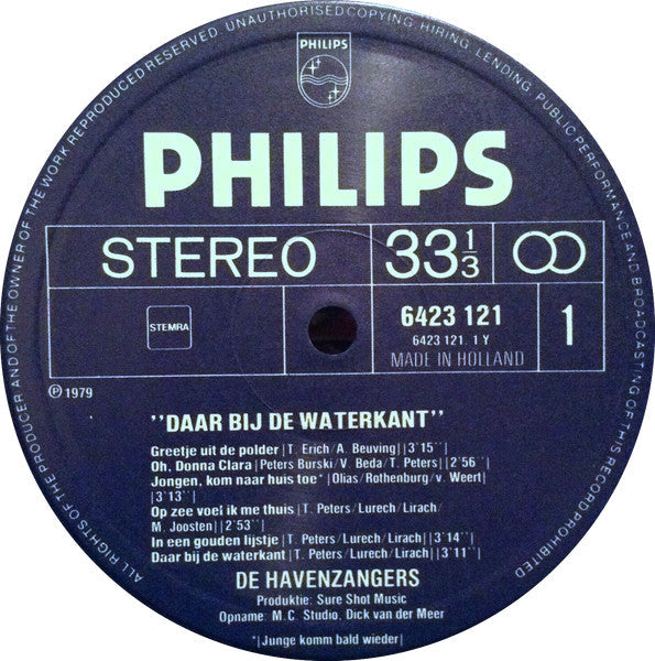 Havenzangers - Daar Bij De Waterkant (LP) 51246