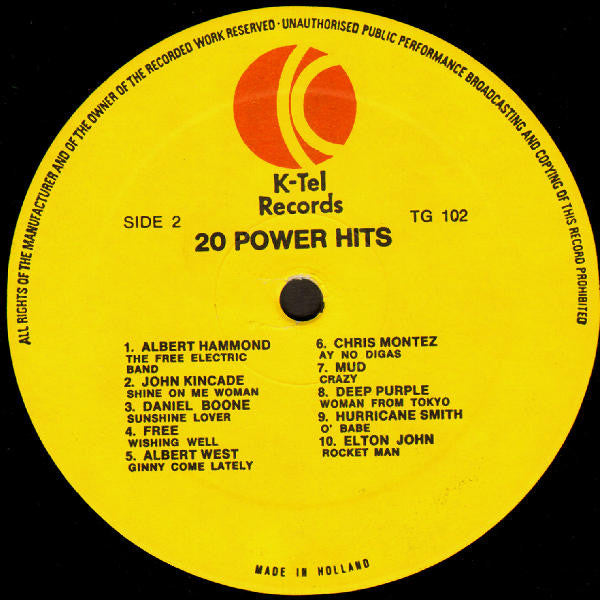 Various - 20 Power Hits (LP) 48360
