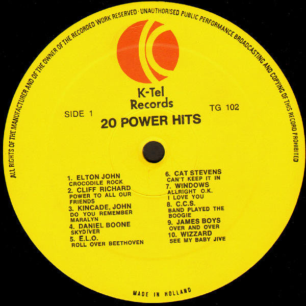 Various - 20 Power Hits (LP) 48360