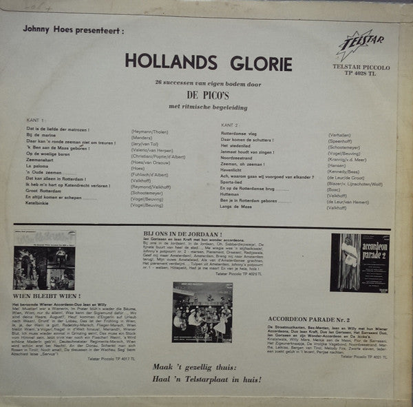 2 Pico's - Johnny Hoes Presenteert: Hollands Glorie (LP)