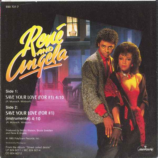 René & Angela - Save Your Love 35944 Vinyl Singles Vinyl Goed / Hoes Goed