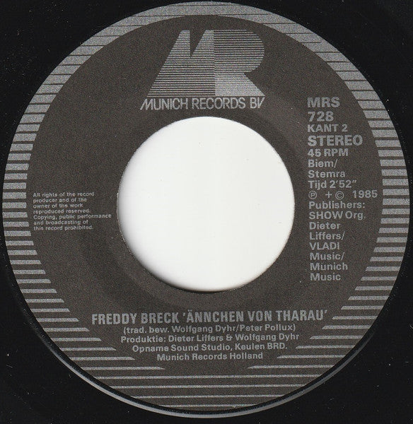 Freddy Breck - Friends Come Join us 30483