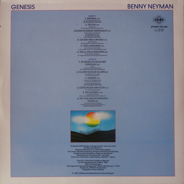 Benny Neyman - Genesis (LP) 52209 Vinyl LP Vinyl Goed / Hoes Goed