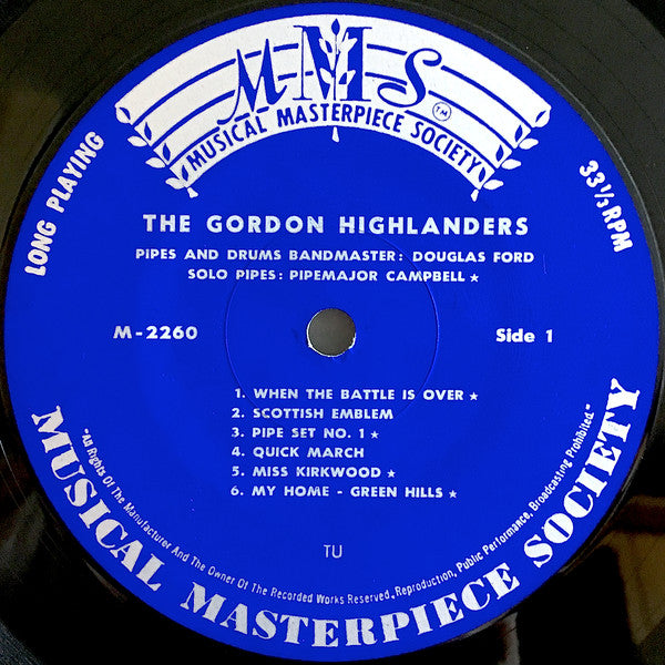 Gordon Highlanders – Klänge Aus Schottland (LP) 48976