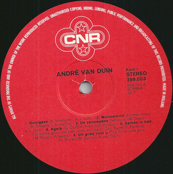 André van Duin - André Op Z'n Best (LP) 46642 Vinyl LP Vinyl Goed / Hoes Goed
