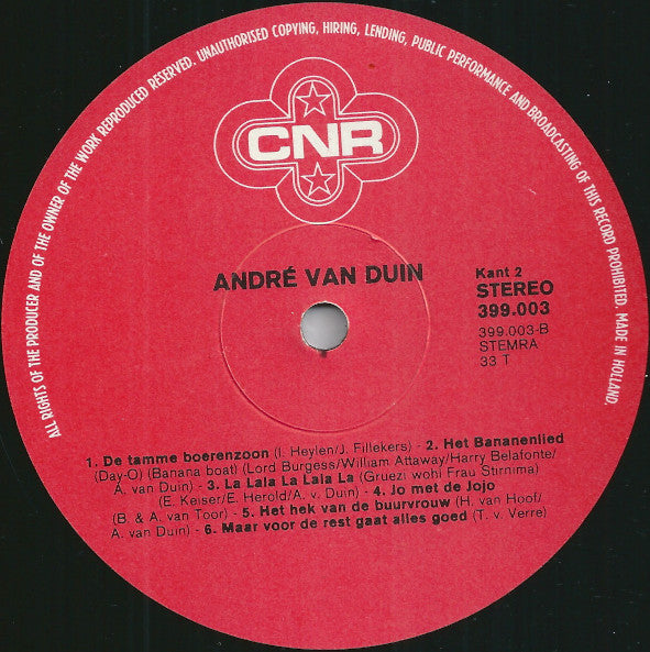 André van Duin - André Op Z'n Best (LP) 46642 Vinyl LP Vinyl Goed / Hoes Goed