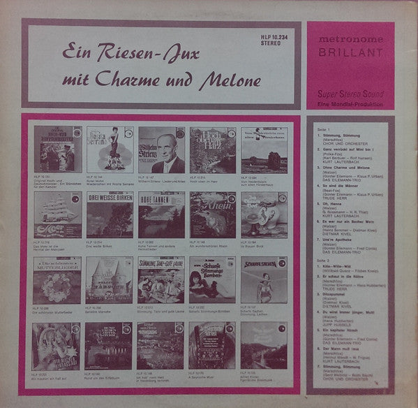 Various - Ein Riesenjux Mit Charme Und Melone (LP) 50748 Vinyl LP Vinyl Goed / Hoes Goed