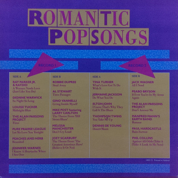 Various - Romantic Pop Songs (LP) 51476 Vinyl LP Dubbel Vinyl Goed / Hoes Goed