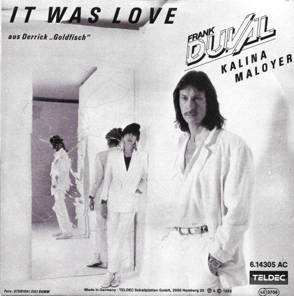Frank Duval - Kalina Maloyer - It Was Love 02852 Vinyl Singles Vinyl Goed / Hoes Goed