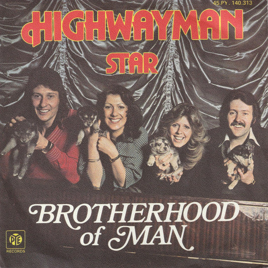 Brotherhood Of Man - Highway Man 18130 Vinyl Singles Vinyl Goed / Hoes Goed