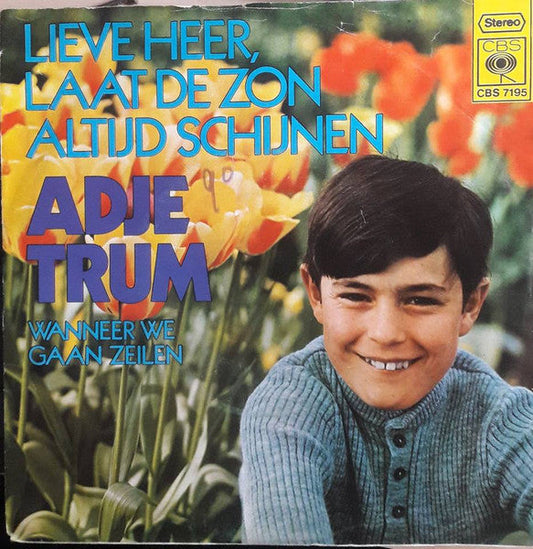Adje Trum - Lieve Heer Laat De Zon Altijd Schijnen 32492 Vinyl Singles Vinyl Goed / Hoes Goed