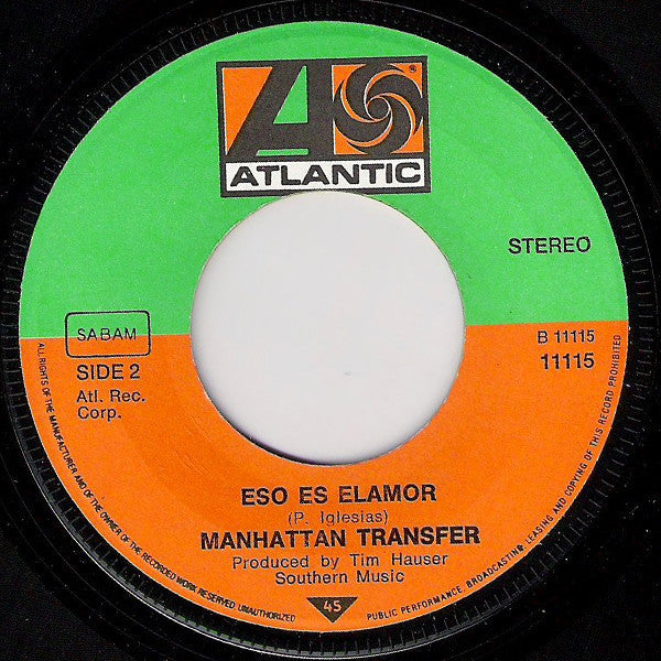 Manhattan Transfer - Love For Sale 31279 31528 Vinyl Singles Vinyl Goed / Hoes Goed