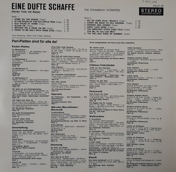 Steamboat Stompers - Eine Dufte Schaffen (LP) 43531 Vinyl LP Vinyl Goed / Hoes Goed