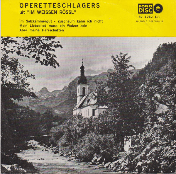 Das Grosse Wiener Symphonieorchester - Operetteschlagers Uit Im Weissen Rössl 33075 Vinyl Singles EP Vinyl Goed / Hoes Goed